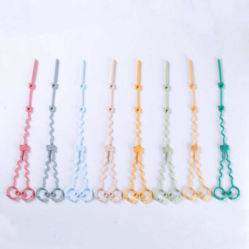 Baby Food Stuff - เด็กซิลิโคน Pacifier CHAIN เกรดอาหารเด็ก Pacifier Loss