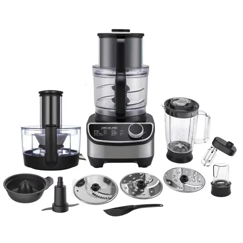 Baby Food Hand Blender - เครื่องปั่นอเนกประสงค์ 13-in-1 สำหรับทำน้ำผลไม้ หั่นผัก สไลด์ผัก บดผัก