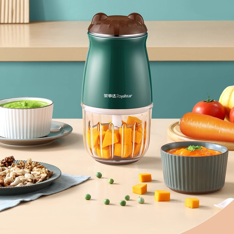 Baby Food Glass - เครื่องเตรียมอาหารเด็ก, เครื่องบดและปั่นอเนกประสงค์ขนาดเล็ก, สแตนเลส 304, โถแก้ว, ดีไซน์ถอดประกอบได้