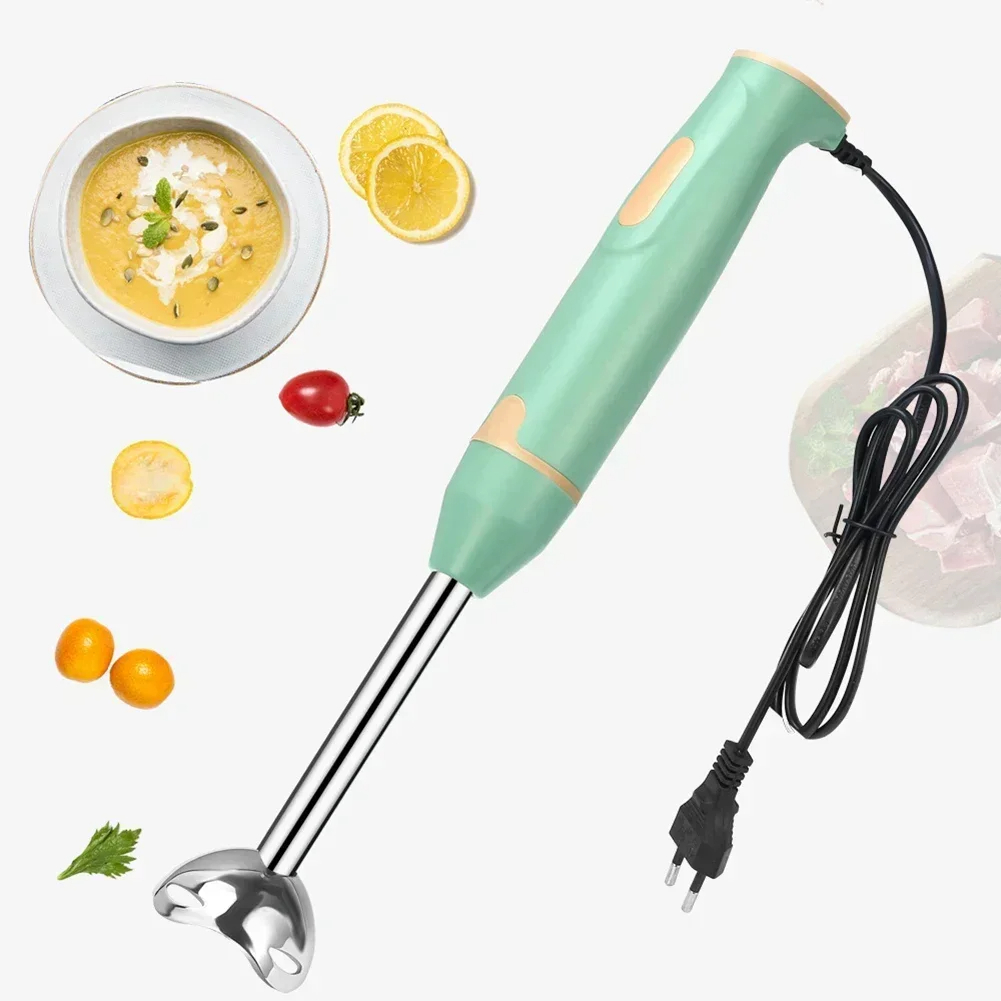 Baby Food Hand Blender - เครื่องปั่นมือแบบแท่งไฟฟ้า เครื่องบดอาหารและผักแบบมือถือ สำหรับทำสมูทตี้ ซอส อาหารเด็ก และซุป