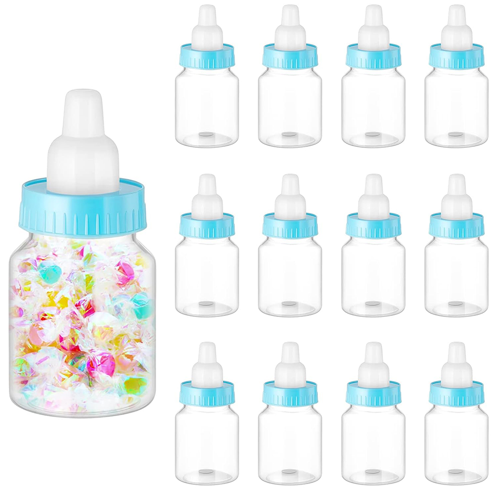 12 ชิ้นขวดนมเด็กอาบน้ําพลาสติก - Baby Food Stuff บทวิจารณ์และราคา