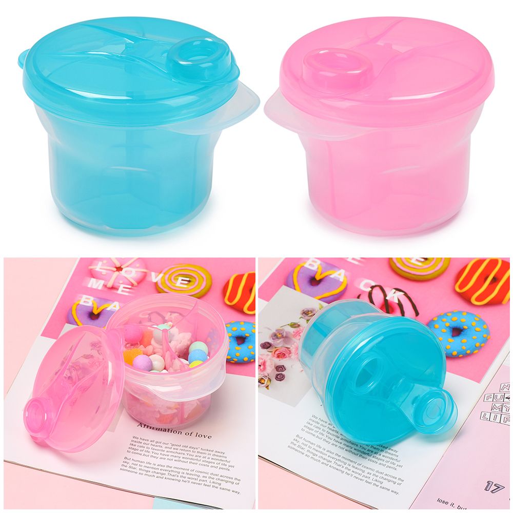 ภาชนะบรรจุนมผงเด็ก3ปริมาณหม้อเ - Baby Food Glass บทวิจารณ์และราคา