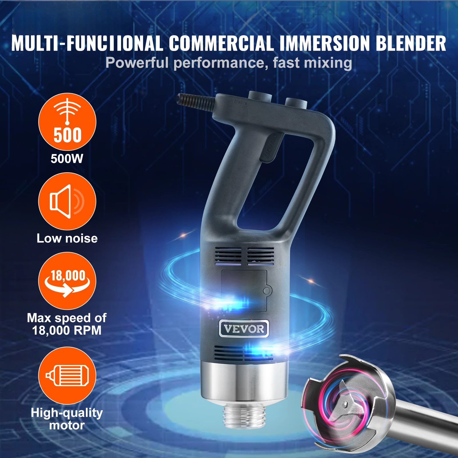 % Commercial Immersion Blender - Baby Food Hand Blender บทวิจารณ์และราคา