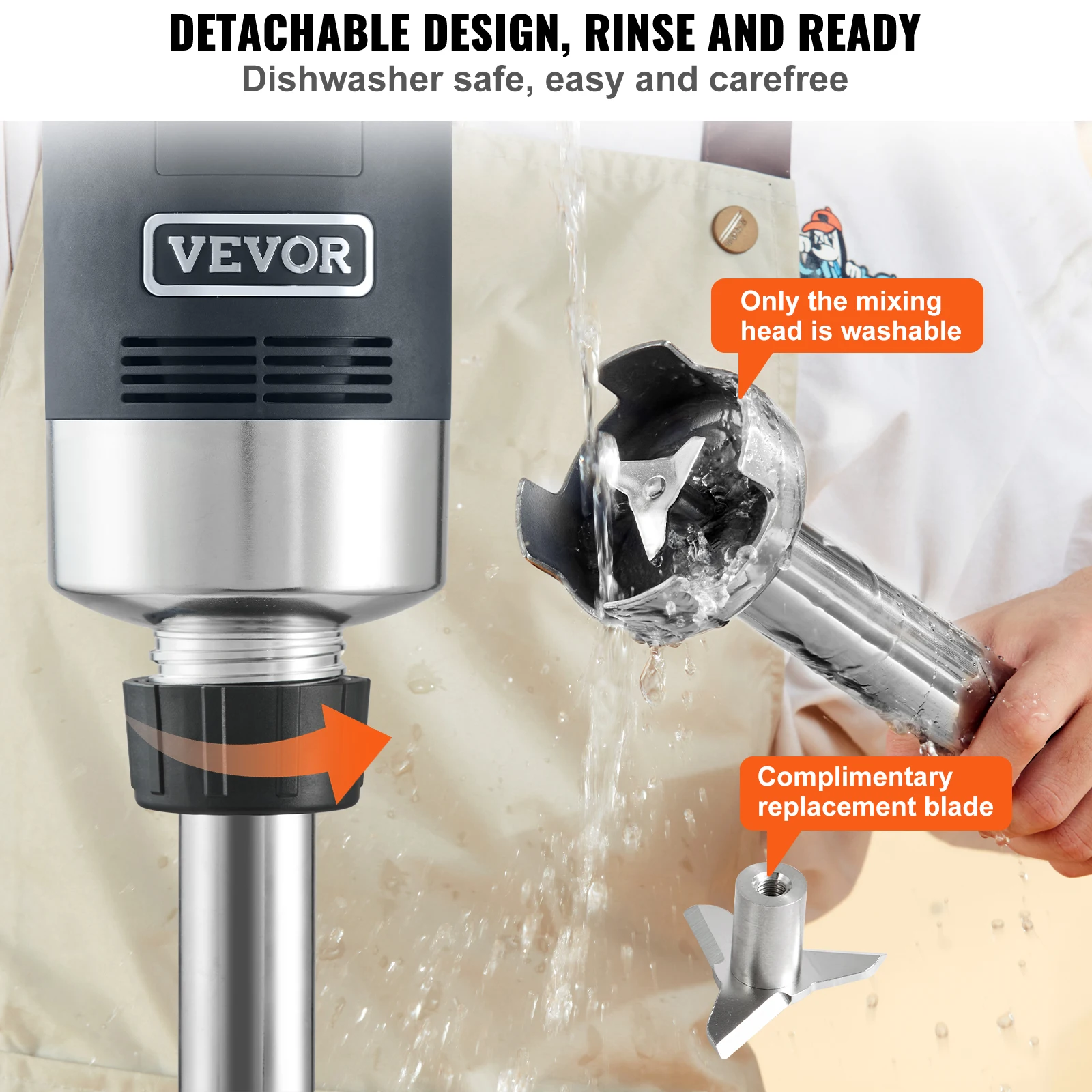 % Commercial Immersion Blender - Baby Food Hand Blender บทวิจารณ์และราคา
