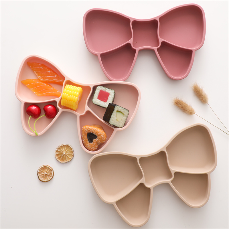 ชามซิลิโคนสำหรับเด็กจานรับประท - Baby Food Dinner บทวิจารณ์และราคา