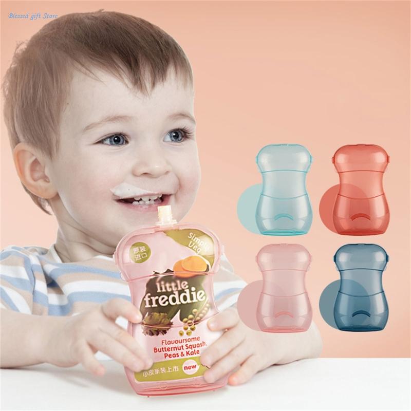ผู้ถือรีฟิลหลักฐานบีบสำหรับอาห - Baby Food Pouches 1 Year Old บทวิจารณ์และราคา