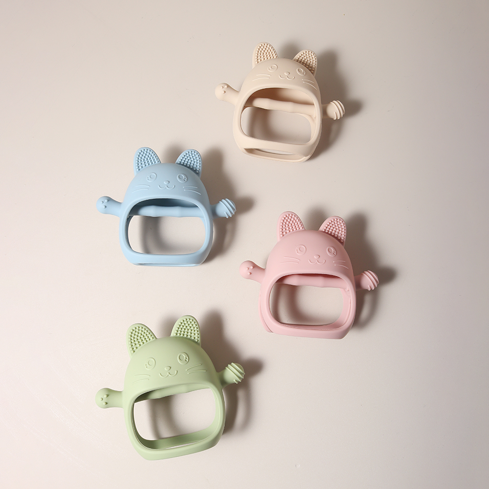 ถุงมือเด็กการงอกของฟัน - ของเล - Baby Food Stuff บทวิจารณ์และราคา