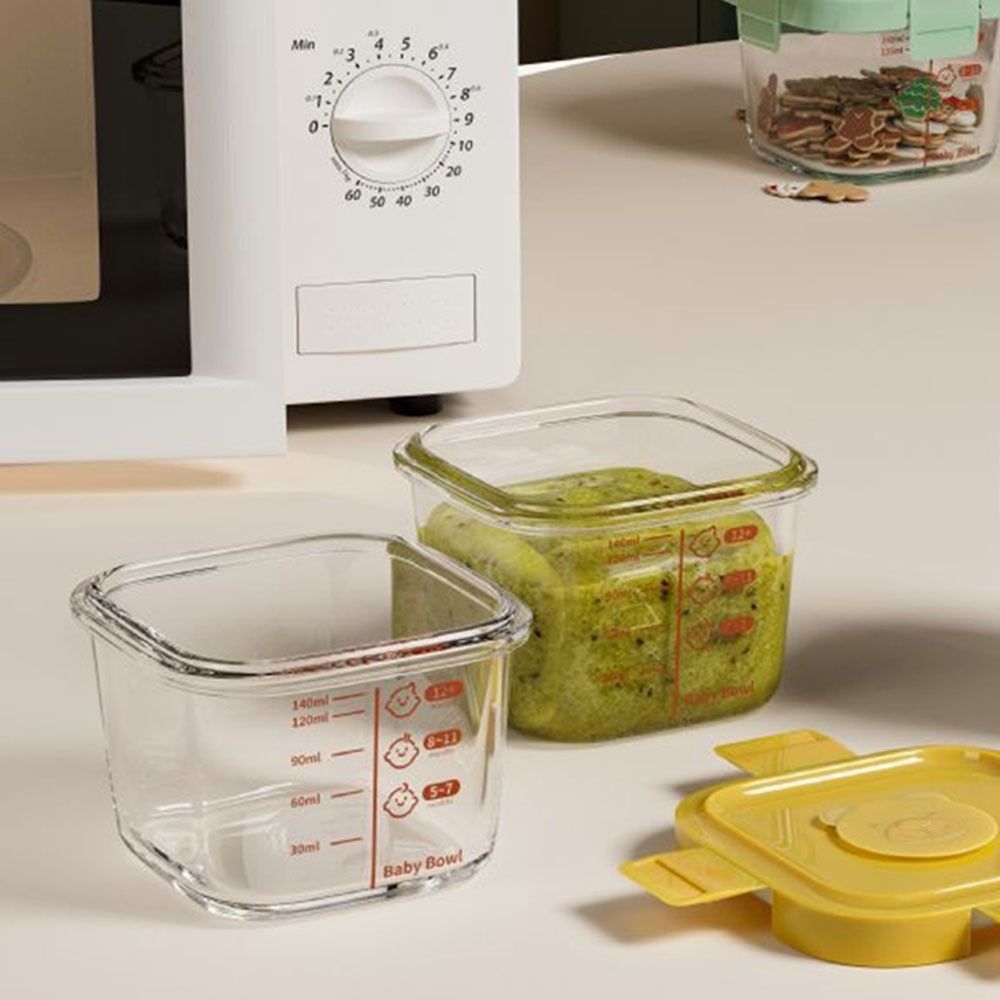 กล่องเก็บอาหารใหม่ขนาด 170 มล. - Baby Food Glass บทวิจารณ์และราคา