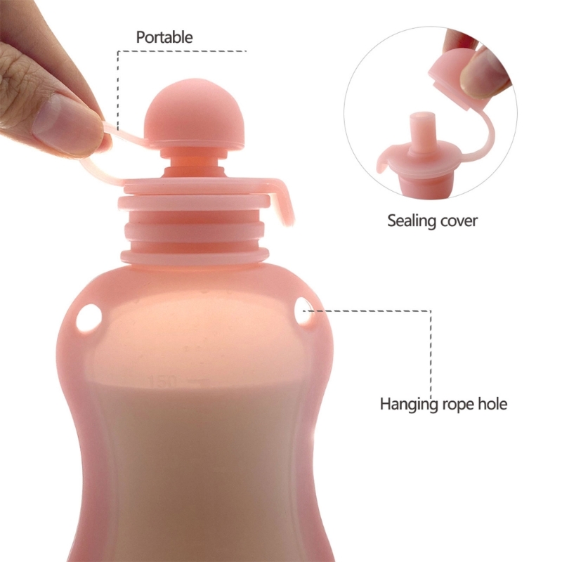 กระเป๋าใส่อาหารเด็กซิลิโคนไร้ส - Baby Food Pouches 1 Year Old บทวิจารณ์และราคา