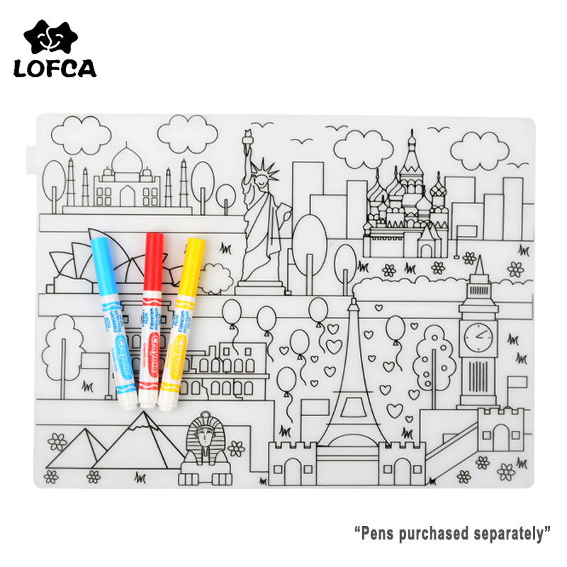 ซิลิโคนเด็ก Placemat 1Pc เด็กอ - Baby Food Dinner บทวิจารณ์และราคา