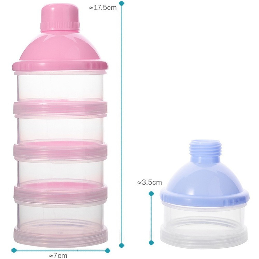 กล่องแบ่งนมผงแบบพกพา กล่องเก็บ - Baby Food Plan บทวิจารณ์และราคา